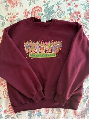 VTG 90s Beary Loveable Sweatshirt